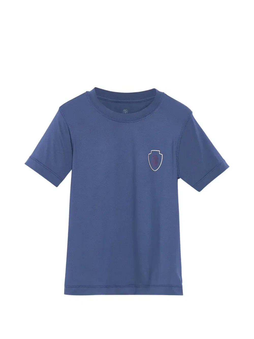 Футболка с логотипом Brunello Cucinelli Kids, синий