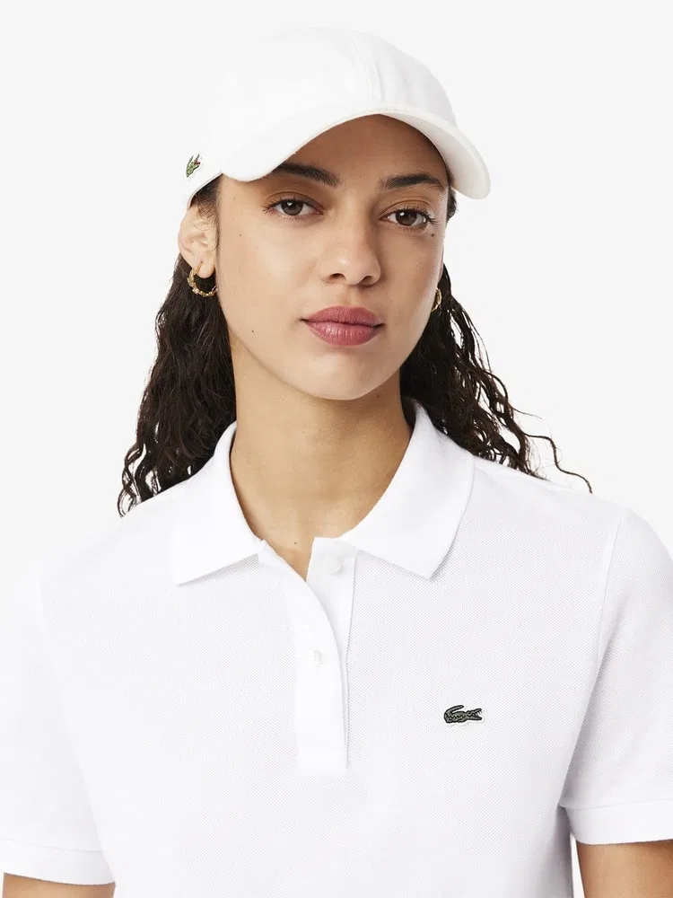 Футболка поло LACOSTE Regular Fit, White — фото 2