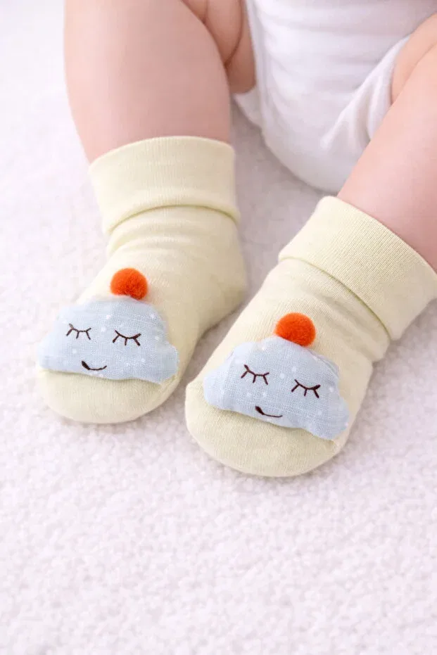Детские носки из органического хлопка Greenmoss, Nude Color