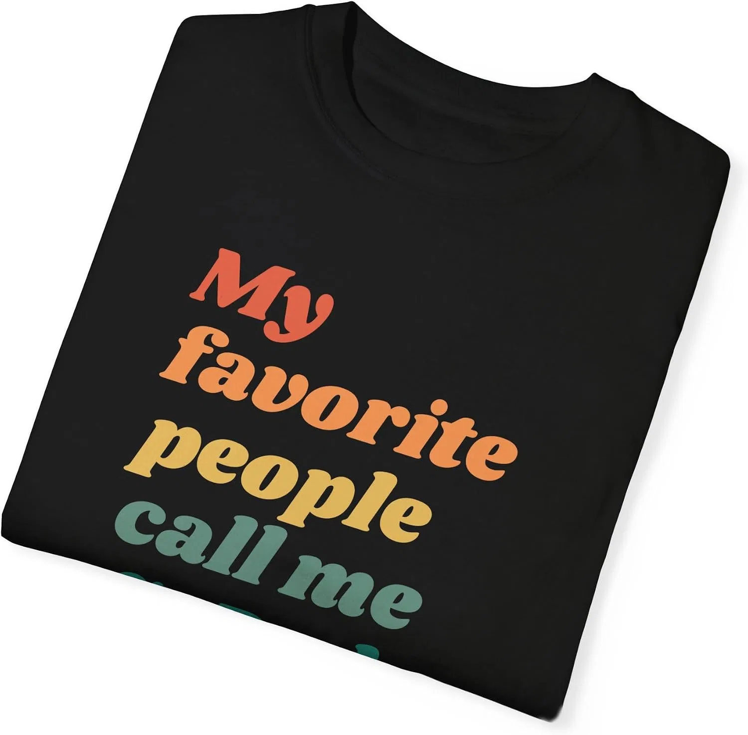 Футболка с принтом G Dad Comfort Colors 1717, Black — фото 4
