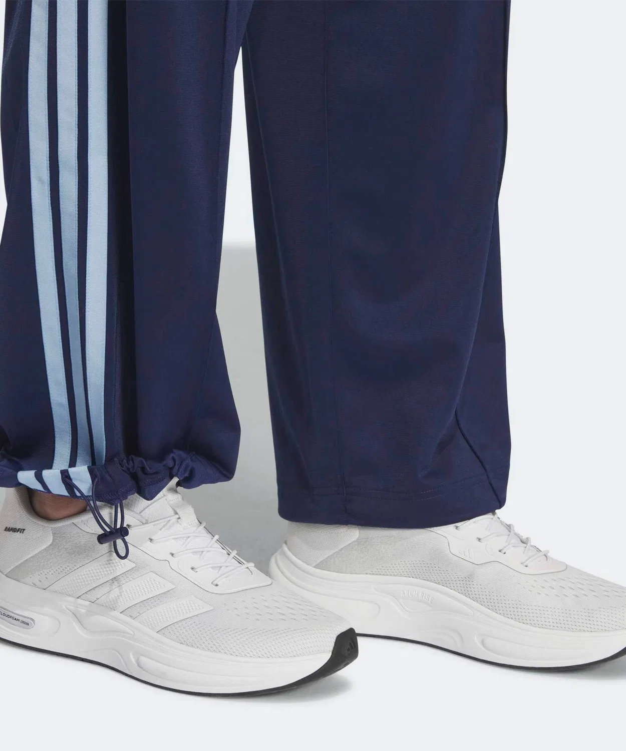 Мужские спортивные штаны свободного кроя с регулируемыми манжетами Stadium Tricot Straight Leg Adidas, Blue — фото 4