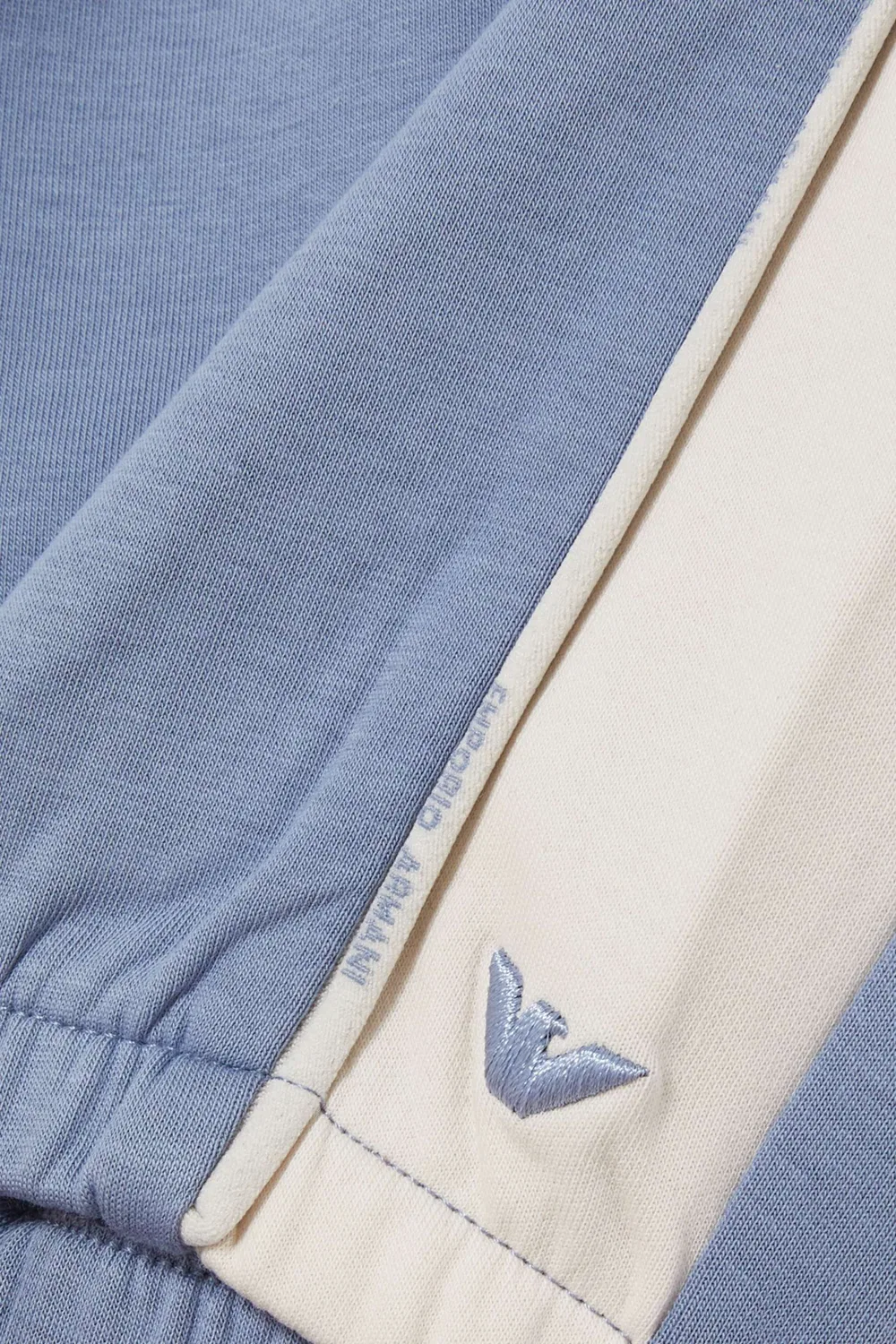 Штаны спортивные с цветными блоками Emporio Armani, синий — фото 3