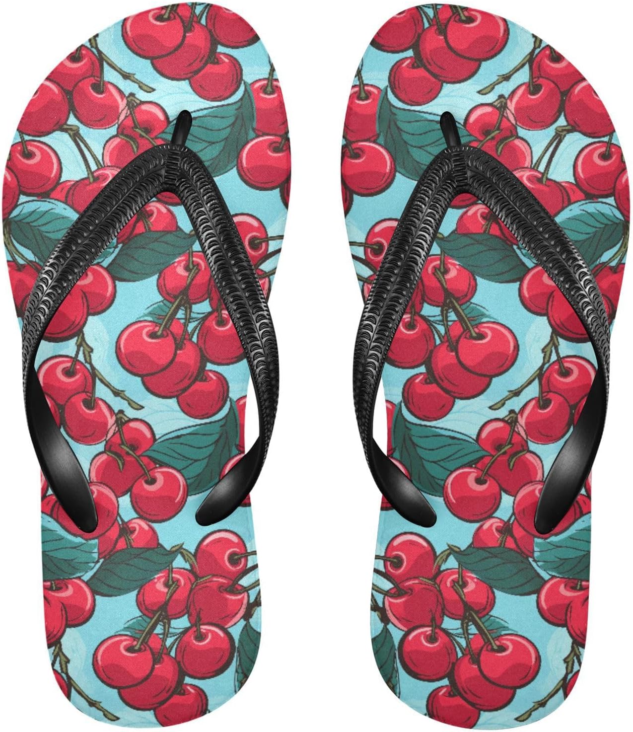 

Женские и мужские шлепанцы с лимонами и цветами, женские шлепанцы, мужские сандалии, душевые тапочки, летние нескользящие шлепанцы для плавания, пляжа и ванной Mnsruu, Cherry I 6216