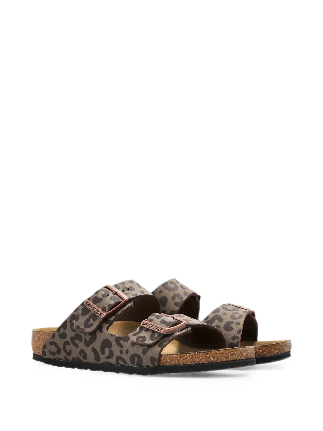 Сандалии Arizona с леопардовым принтом Birkenstock, нейтральные