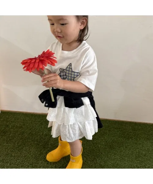 Toys"R"Us/Babies"R"Us Детская юбка-шорты с рюшами First Closet x mio, Белый