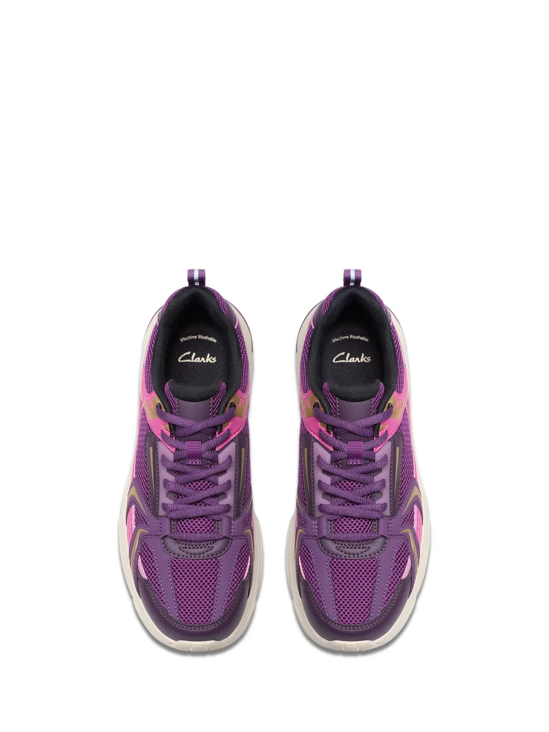 Кроссовки текстильные Crafton Move Clarks, фиолетовый — фото 4