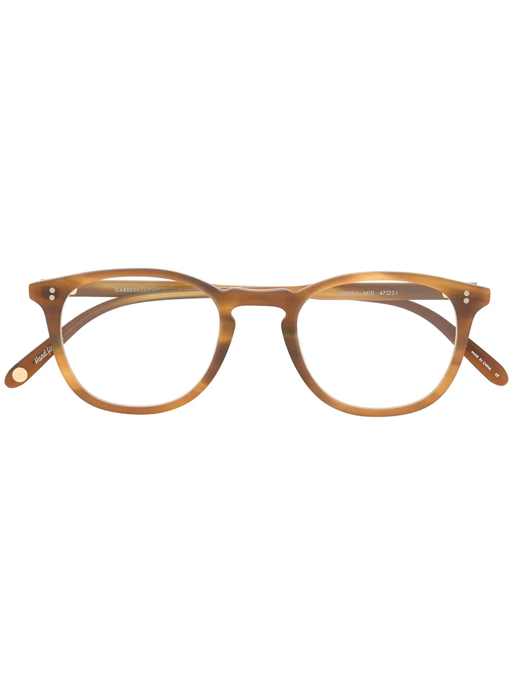 

Очки Kinney Garrett Leight, коричневый