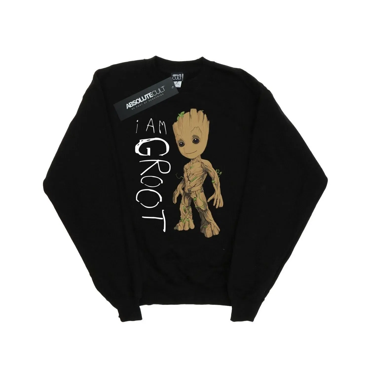Свитшот Marvel Guardians Of The Galaxy I Am Groot, черный — фото 2