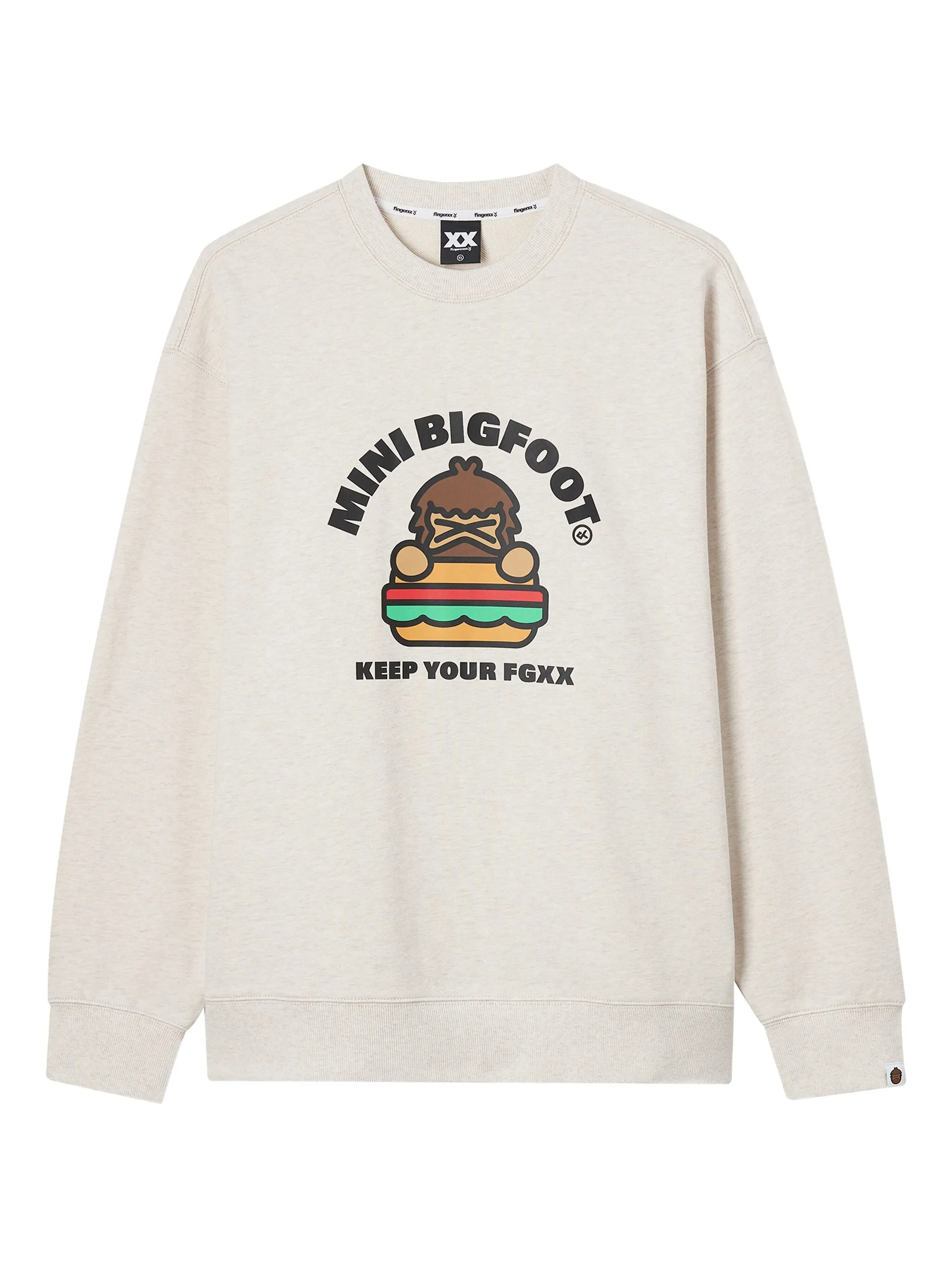 

Толстовка с графичным принтом Fingercroxx, белый