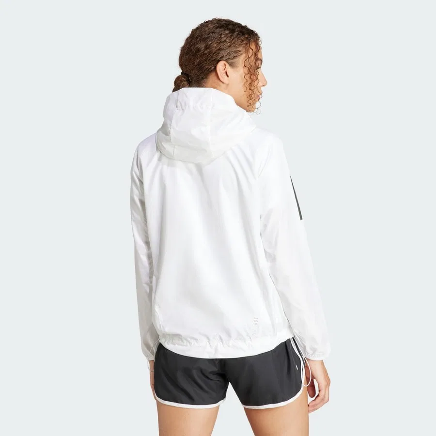 Ветрозащитная куртка Own The Run adidas, Белый — фото 2
