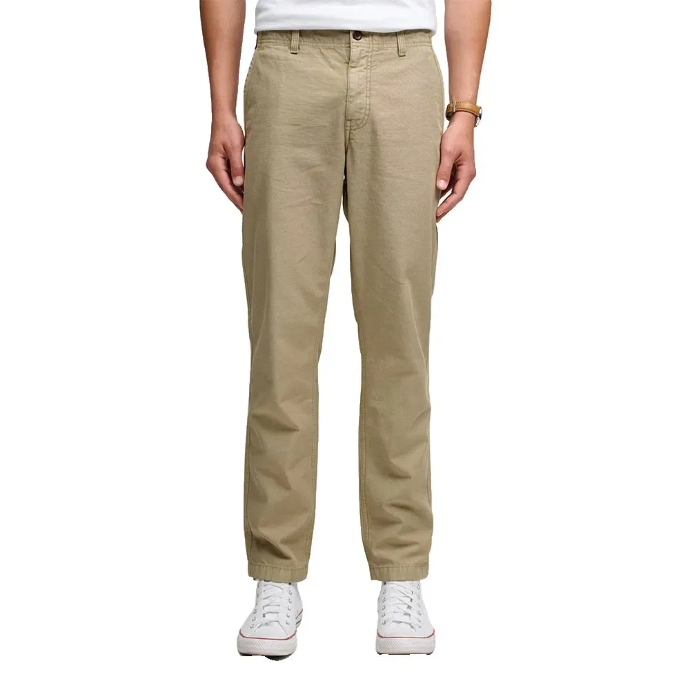Мужские брюки-чинос Superdry Tapered Washed, Beige