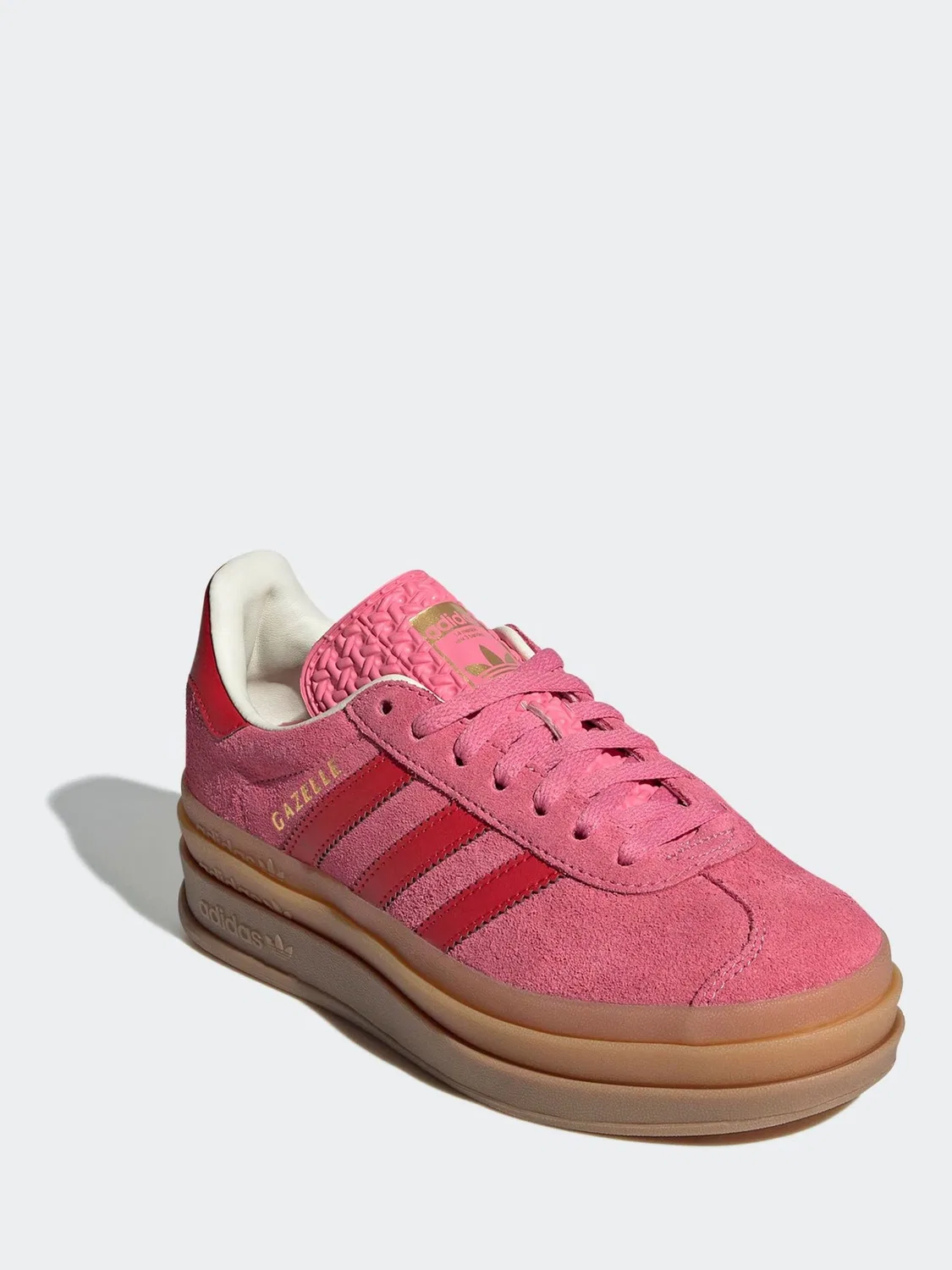 Кроссовки Gazelle Bold, детские, adidas Originals, розовый — фото 3