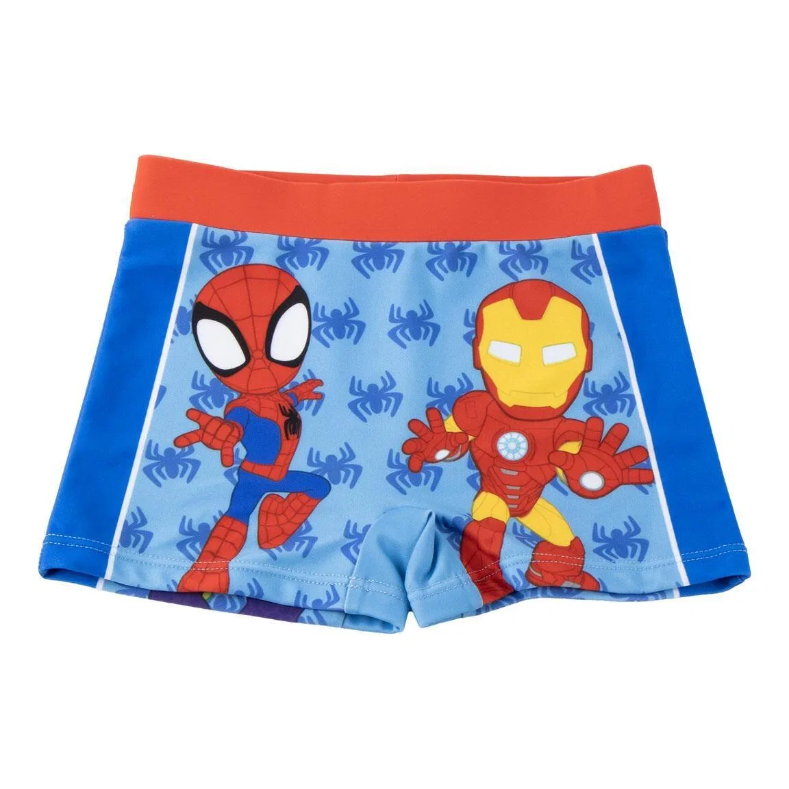 Детские плавки-боксеры с принтом Spidey Spiderman, Синий