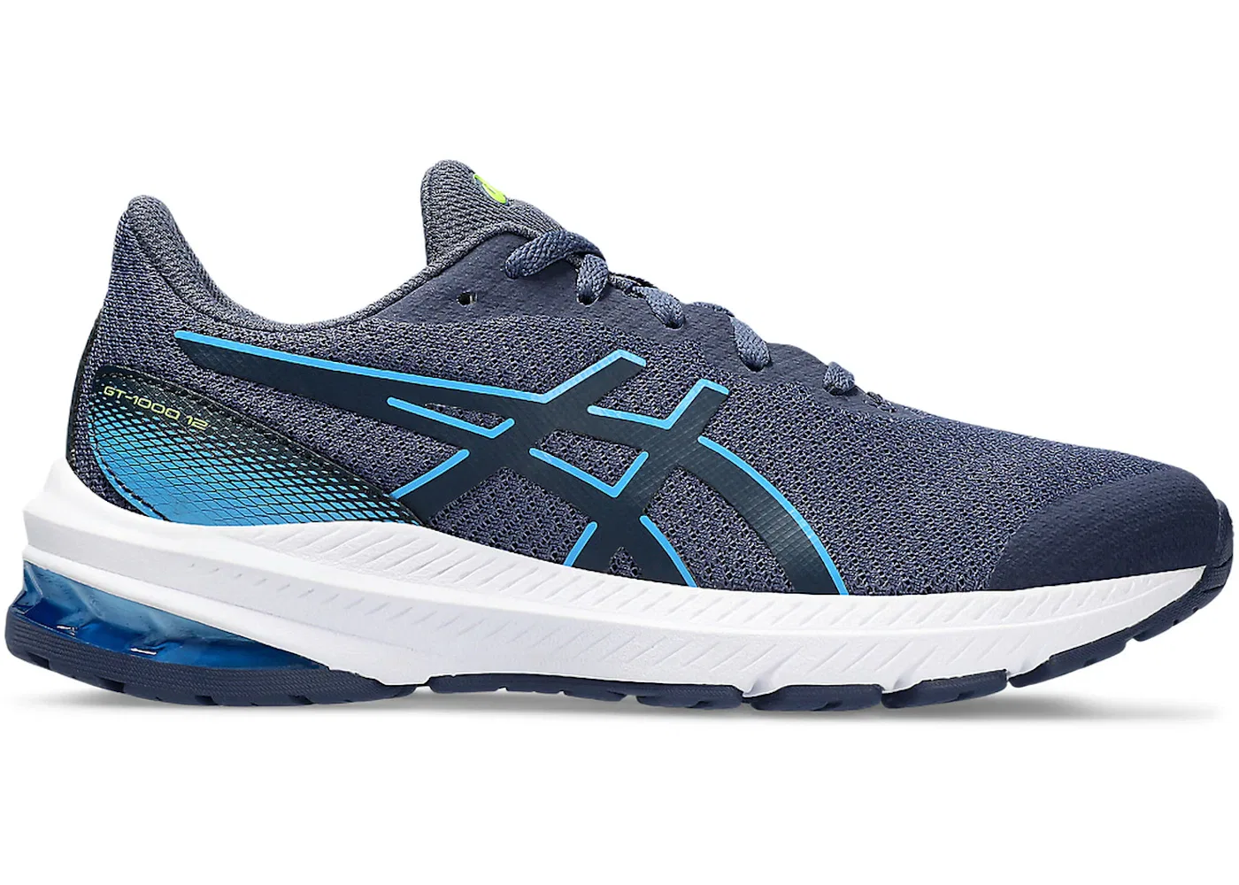 Детские кроссовки для бега с поддержкой ASICS GT-1000 12 ASICS, Thunder Blue/French Blue