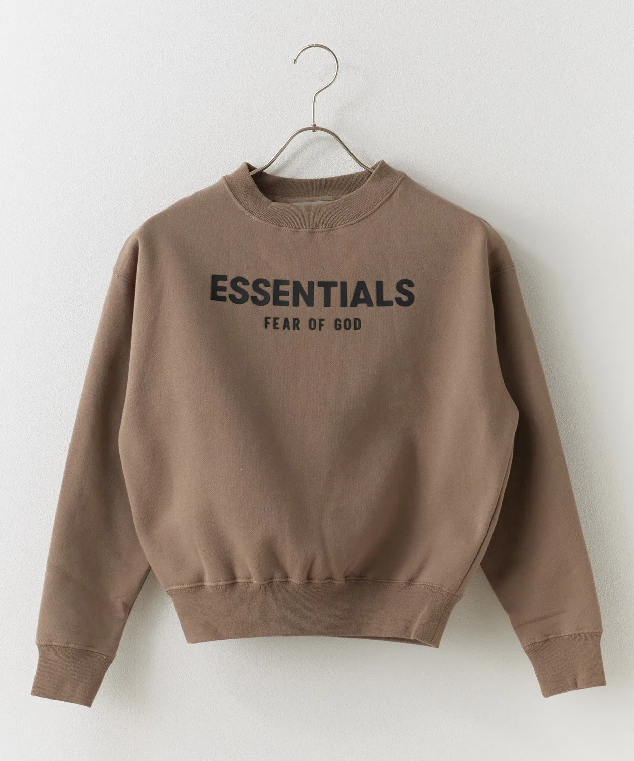Детский свитшот с принтом FOG ESSENTIALS, Коричневый