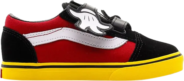 

Кеды Vans Disney x Old Skool Velcro Toddler Mickey Hugs, черный