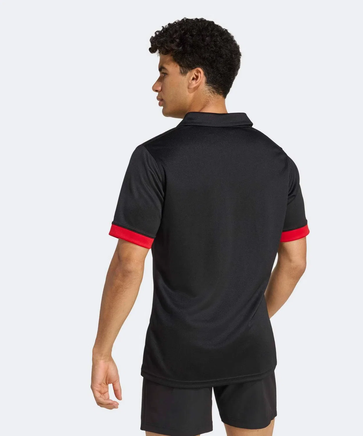 Мужская футболка с принтом All Blacks Adidas, Черный — фото 2
