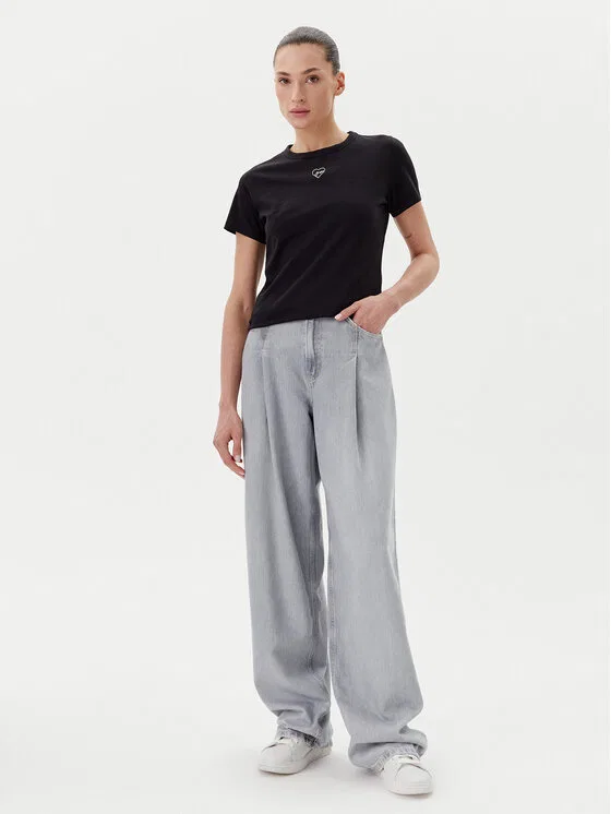 Футболка slim fit C_Elogo_21 Boss, черный — фото 2