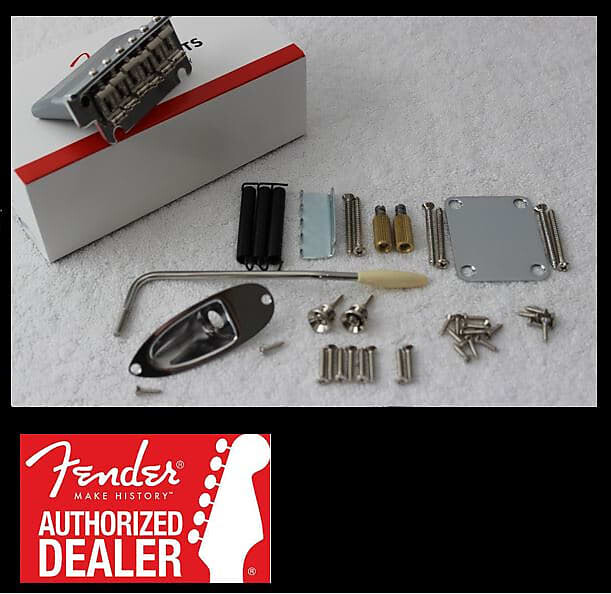 

Fender American Standard USA New Chrome Stratocaster Body Hardware Set Strat 007-5091-049