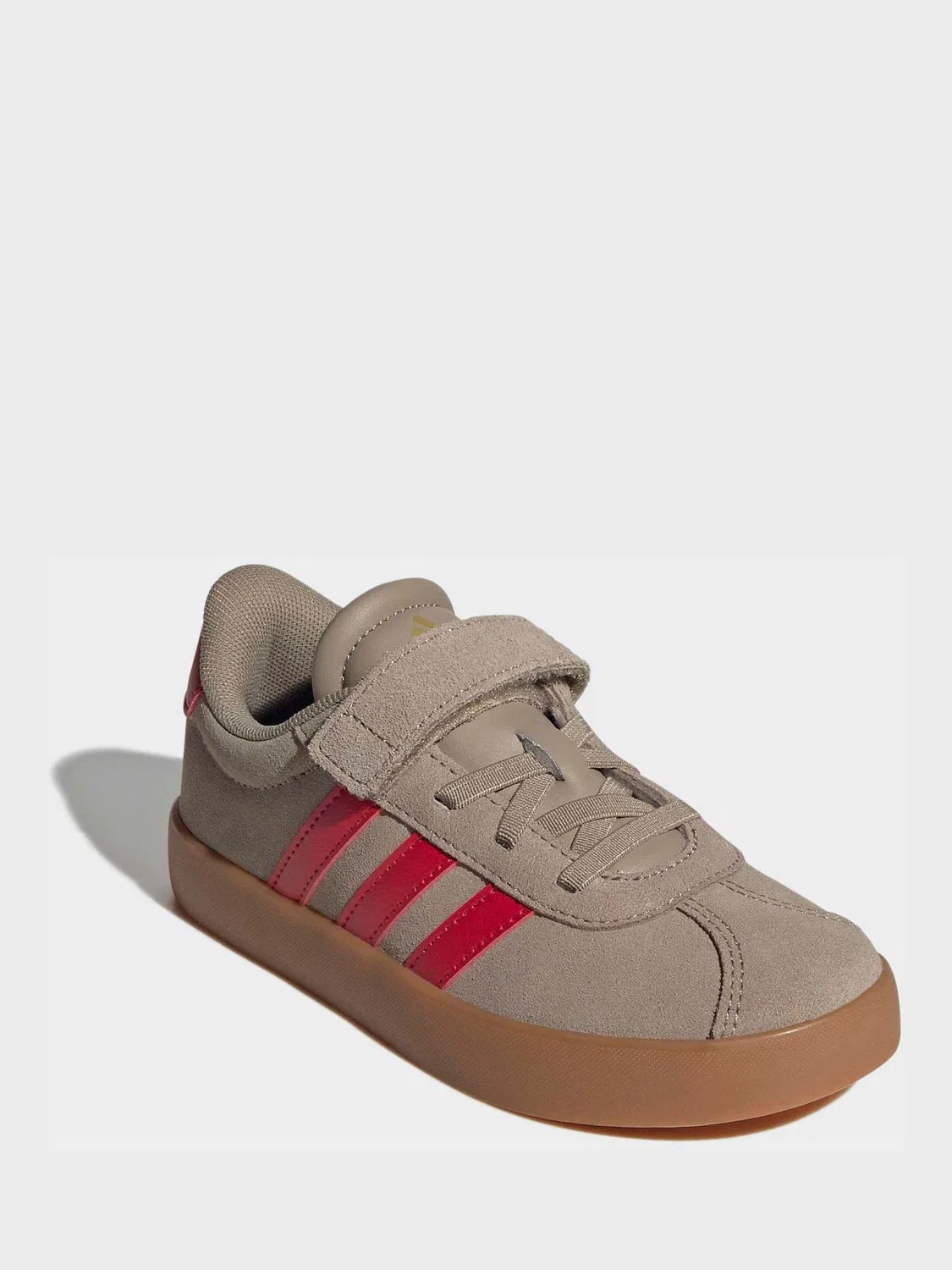 Кроссовки adidas Vl Court 3.0, коричневый/красный — фото 3