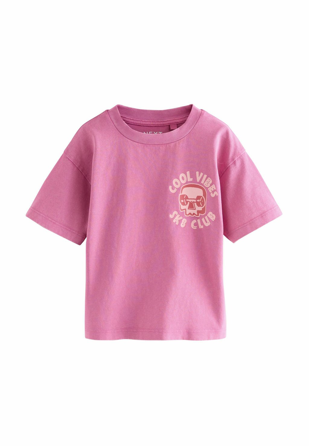 

Футболка с принтом REGULAR FIT SHORT SLEEVE GRAPHIC Next, фуксия