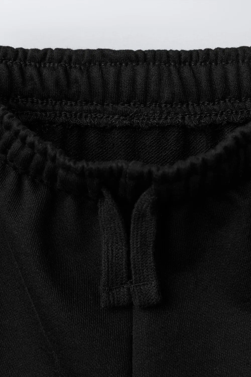 Однотонные плюшевые бермудские шорты ZARA, Black — фото 3