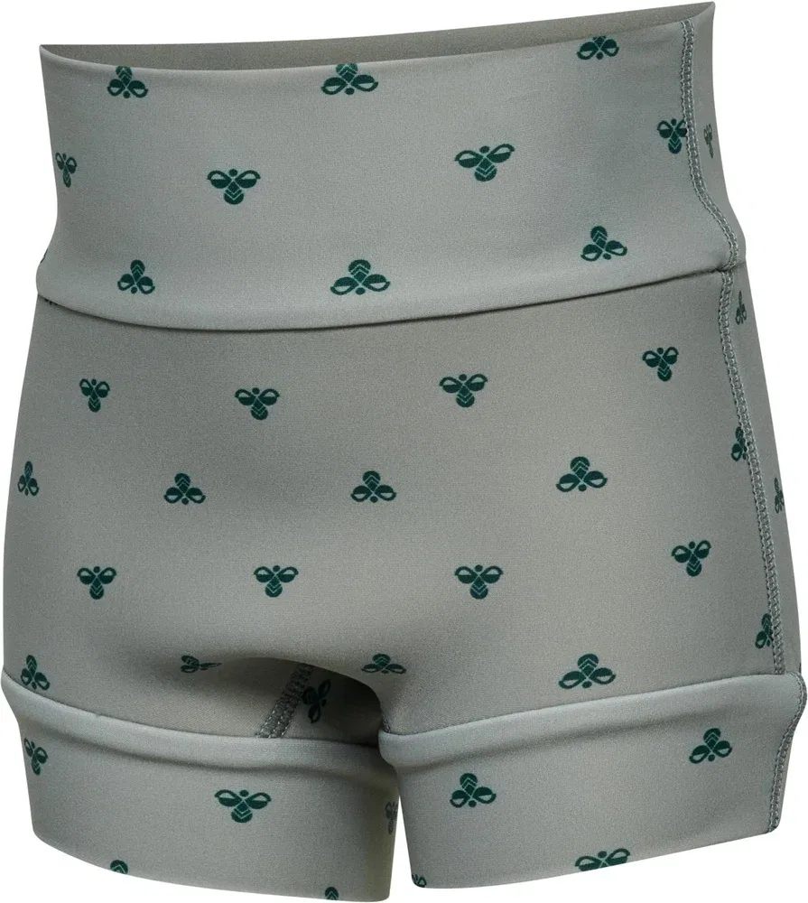 Шорты для плавания с принтом Hmlmini Neoprene Aop Swim Shorts Hummel, зеленый