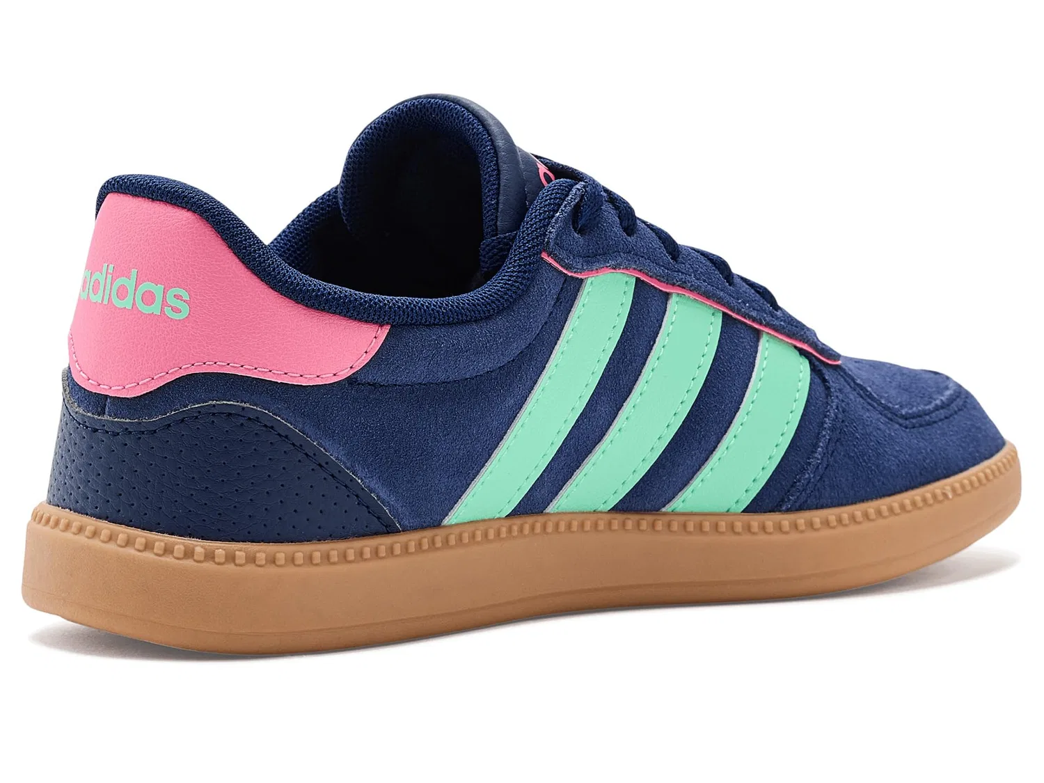 Кроссовки Breaknet Sleek (для маленьких и больших детей) Adidas Kids, Dark Blue/Pulse Mint/Lucid Pink — фото 4