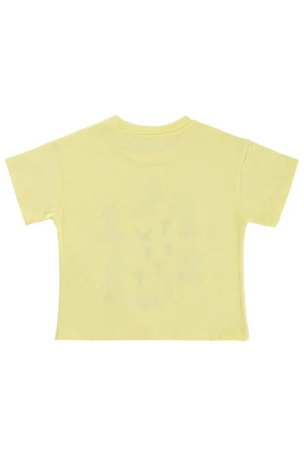 Детская футболка для девочек хлопковая Tweety, Yellow — фото 2