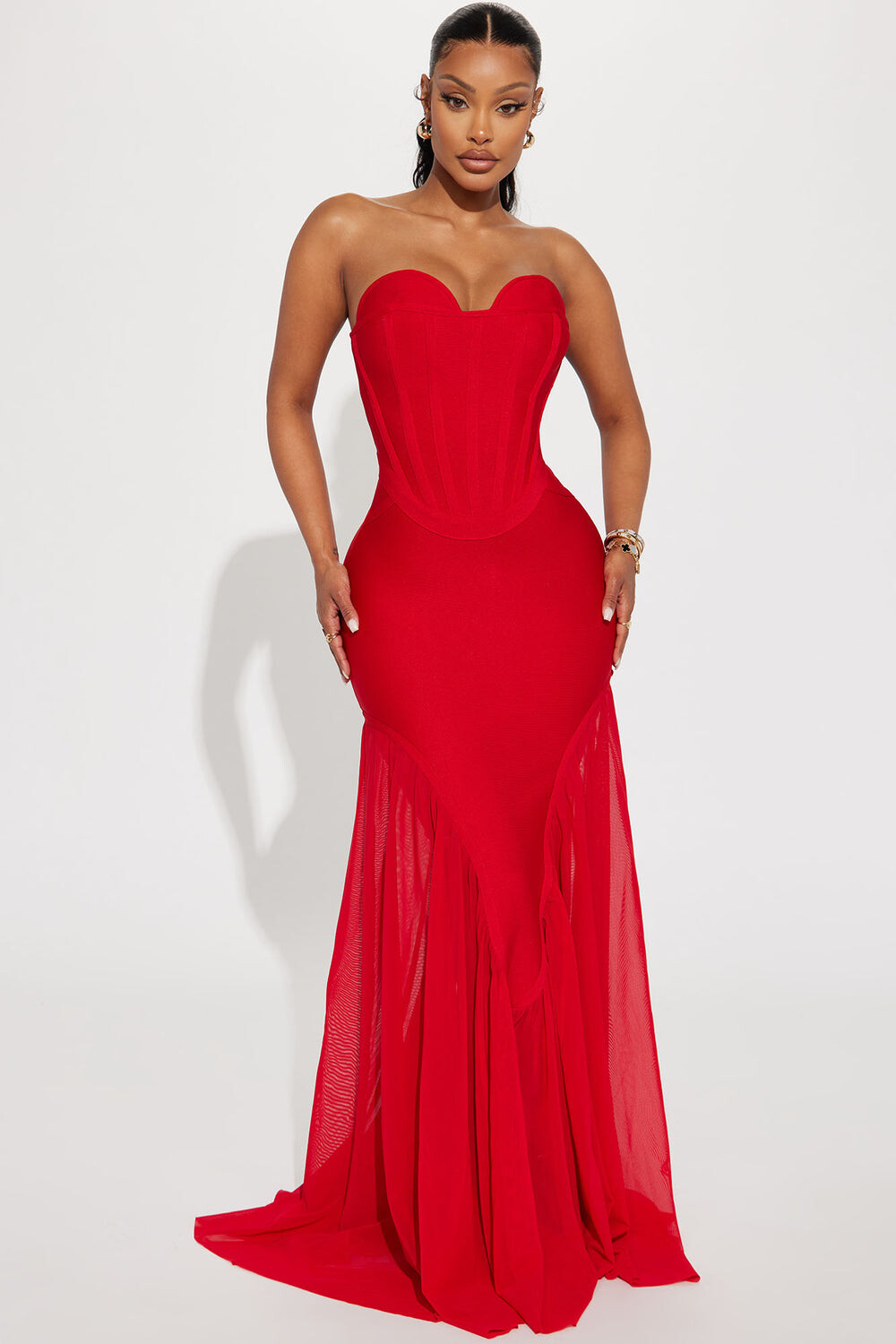 

Платье Fashion Nova BD257, красный