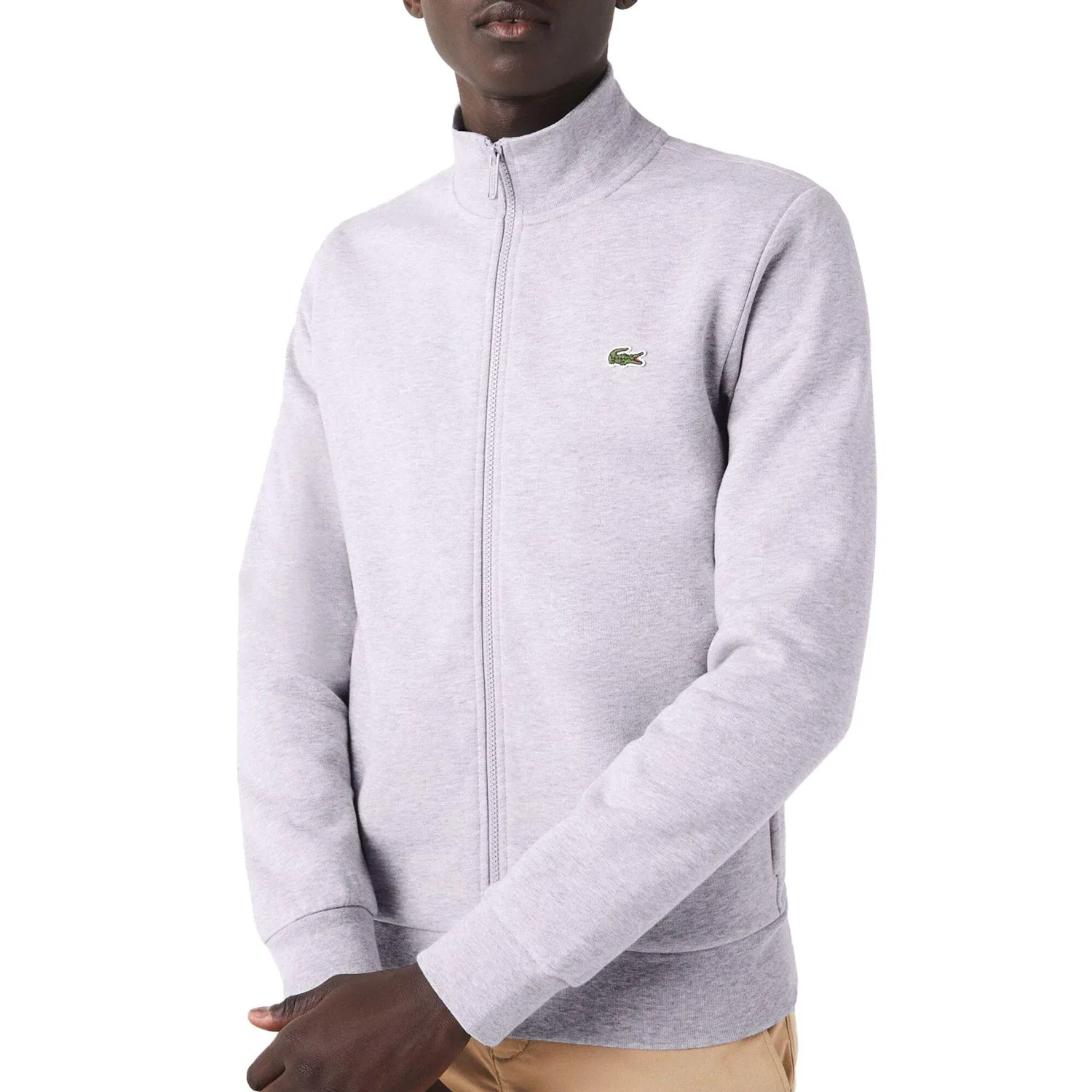 Мужская кофта с воротником-стойкой Lacoste, Grau