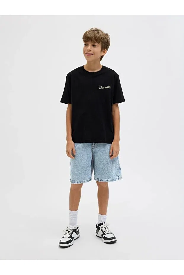 Детские шорты для мальчиков джинсовые Jack & Jones, Albastru Deschis