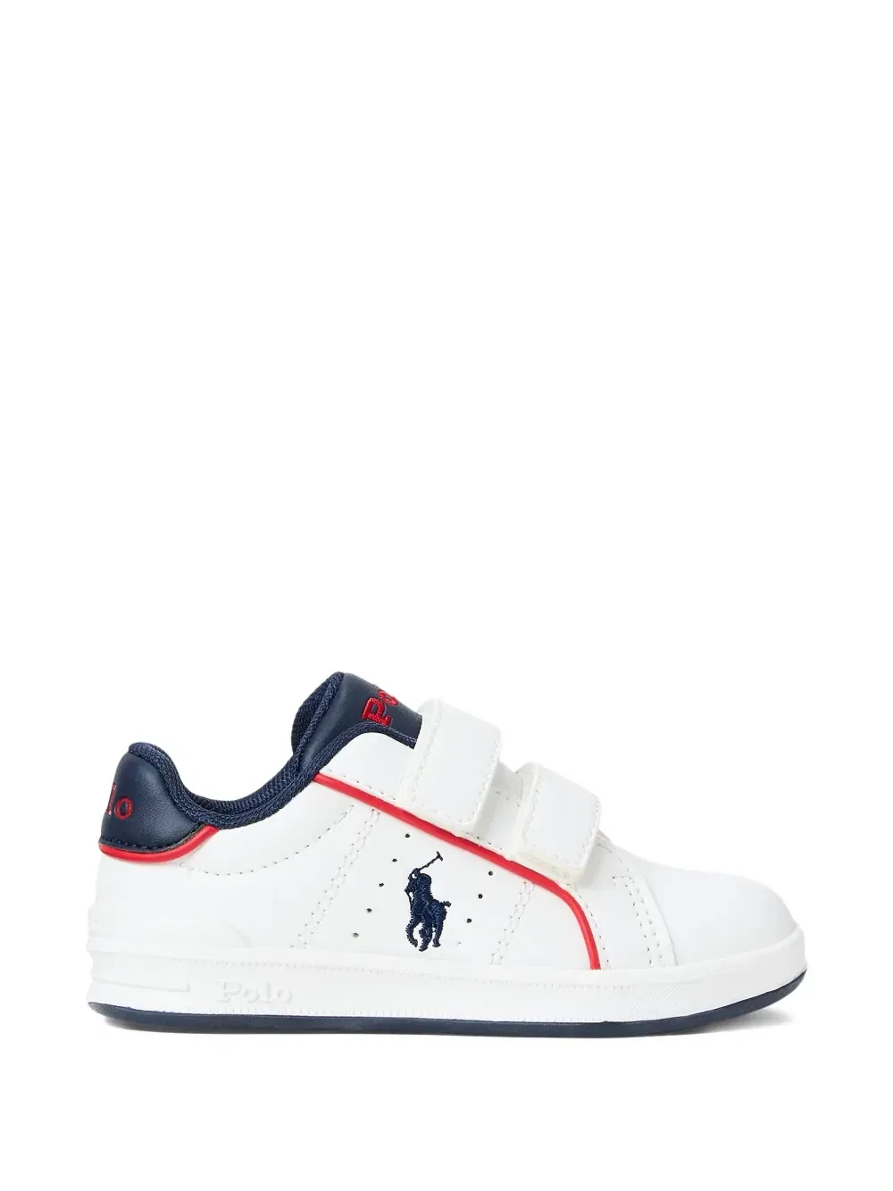 Кроссовки Heritage Court III EZ с вышитым логотипом POLO RALPH LAUREN KIDS, белый — фото 2