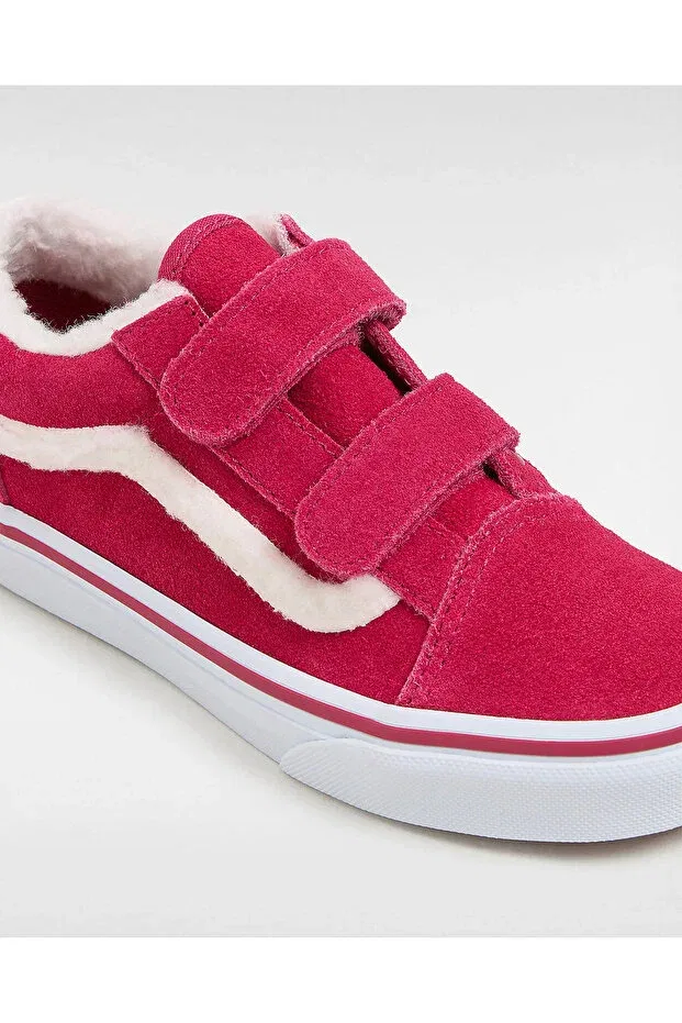 Детские кроссовки для девочек Old Skool V Kids Vans, Mixed — фото 4