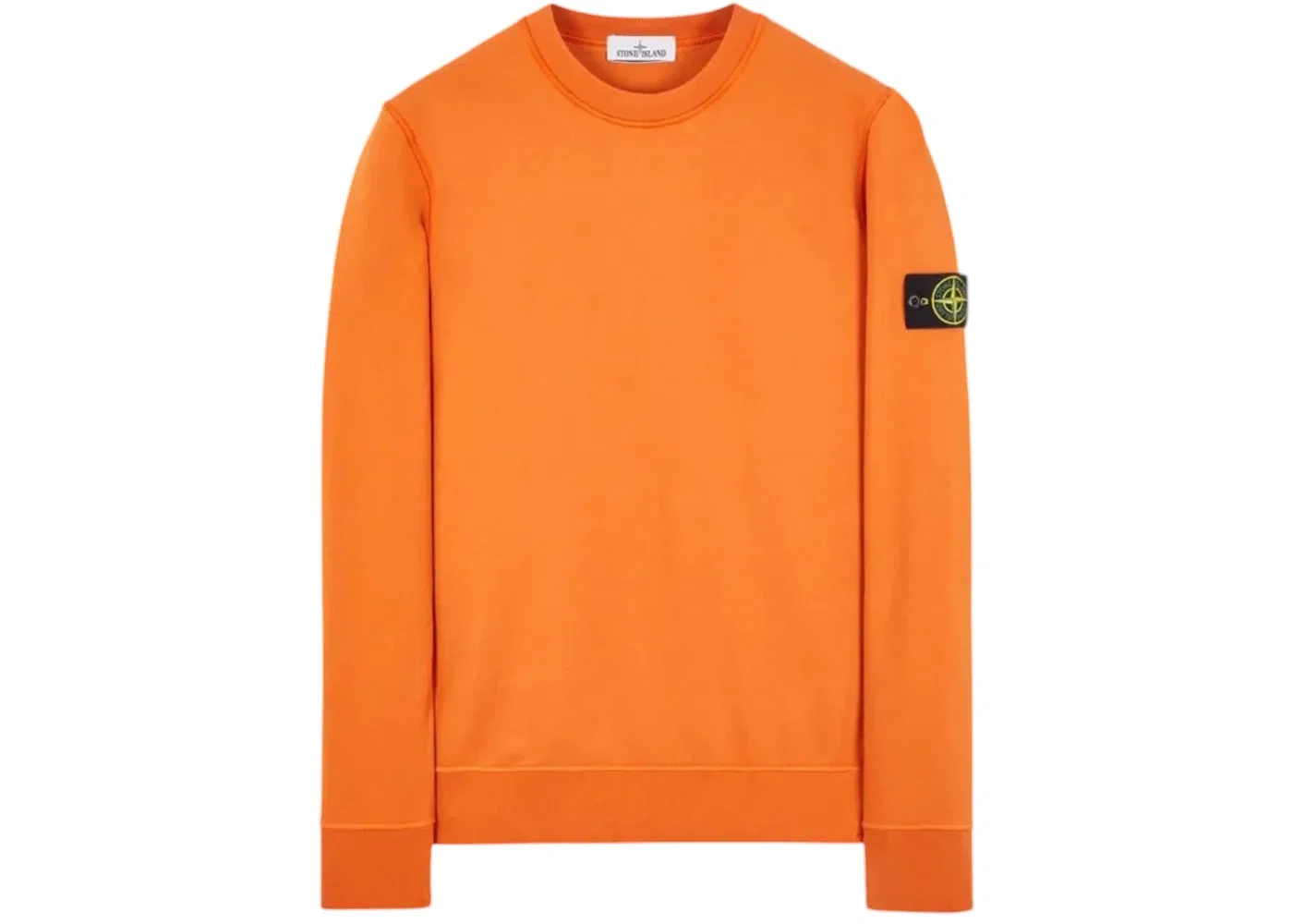 Мужской свитер с круглым вырезом Crewneck Stone Island, Orange