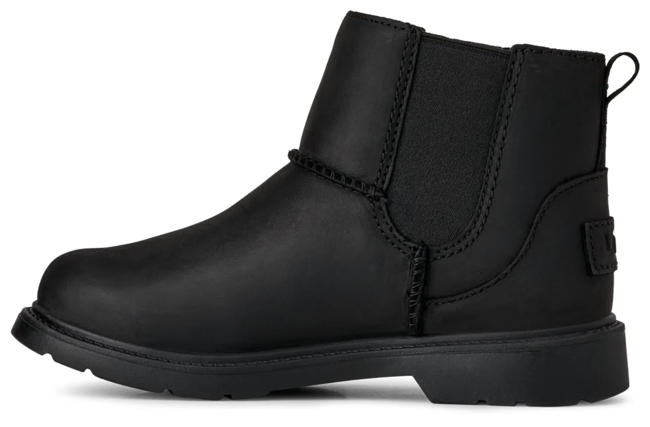 Детские ботинки-челси для девочек с водонепроницаемым верхом UGG Perry Weather Chelsea, Black — фото 2