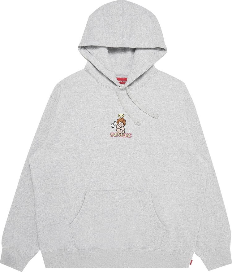 

Толстовка Supreme Angel Hooded Sweatshirt 'Heather Grey', серый
