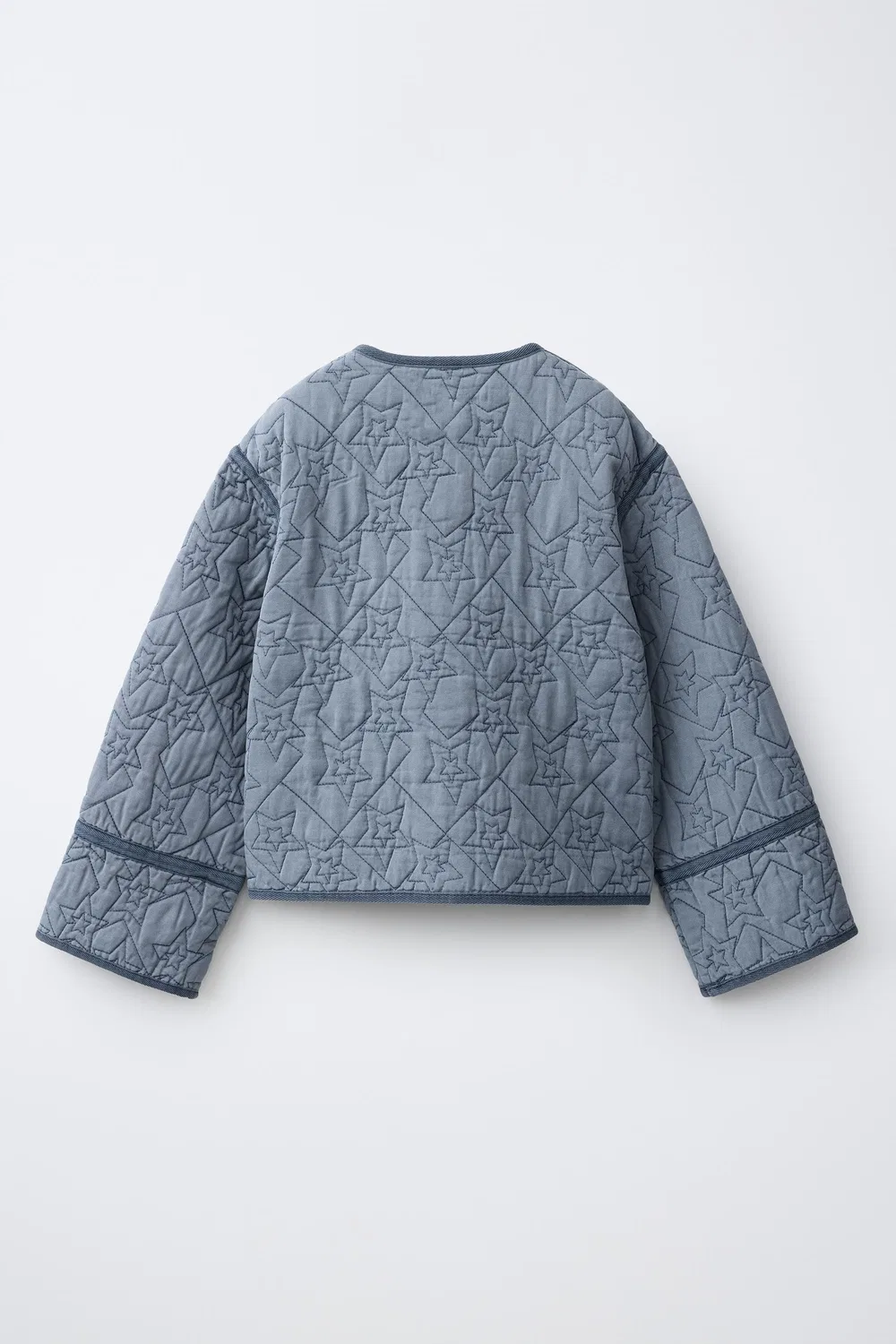 Куртка с принтом звезд ZARA, Bluish — фото 2