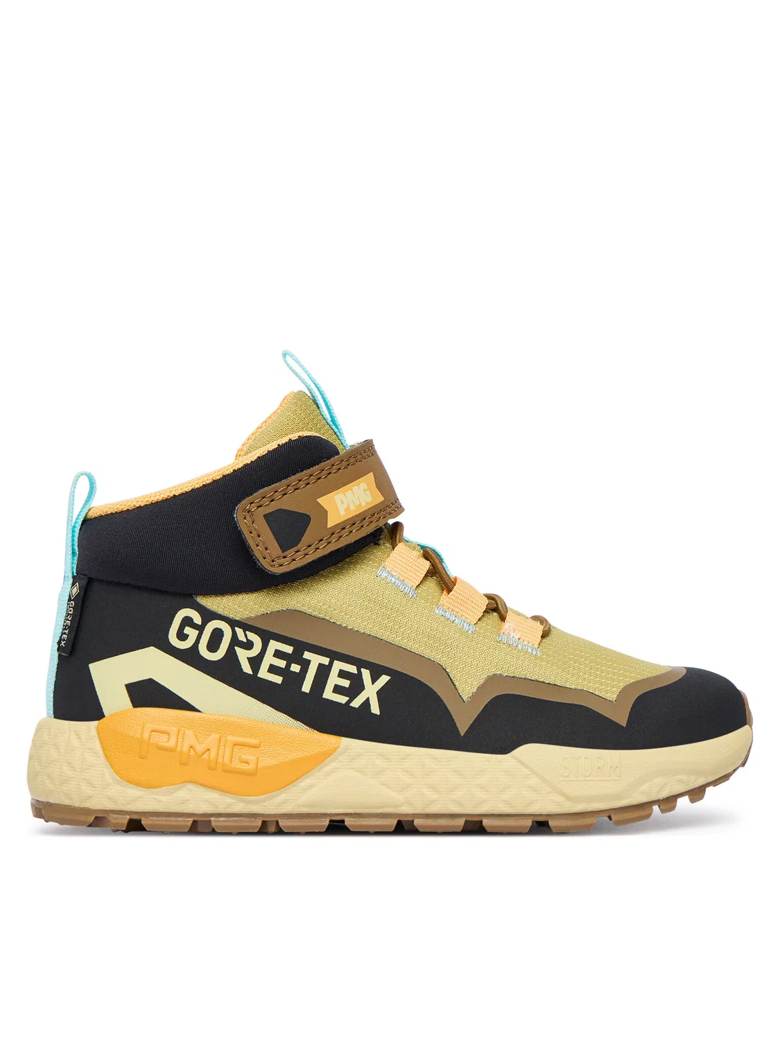 Ботинки на шнуровке для мальчика GORE-TEX Primigi, бежевый