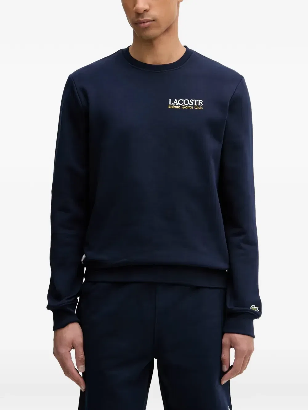 Свитер Roland-Garros с логотипом Lacoste, синий