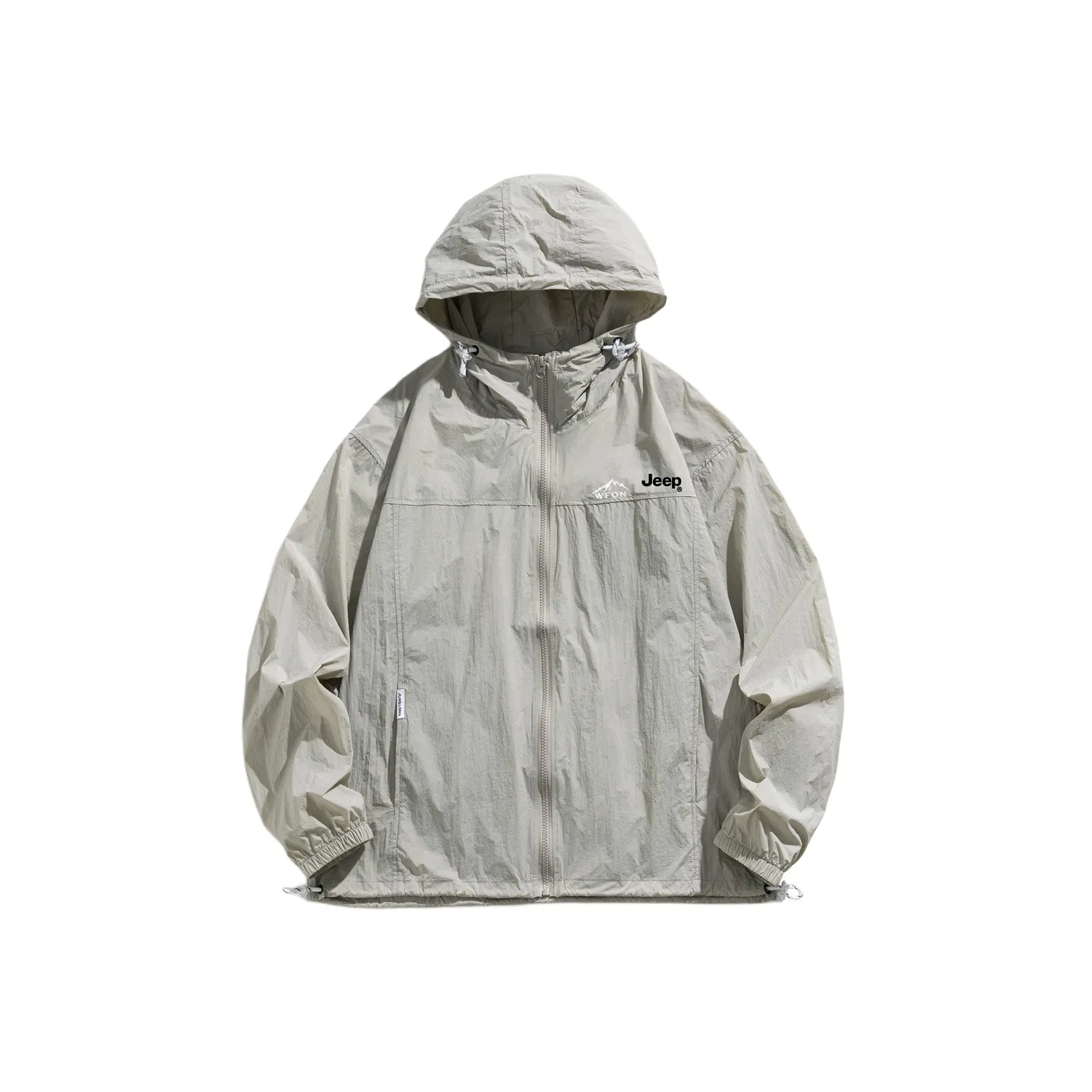 Детская ветровка с капюшоном из коллекции Sun Protection, Jeep, Light Gray