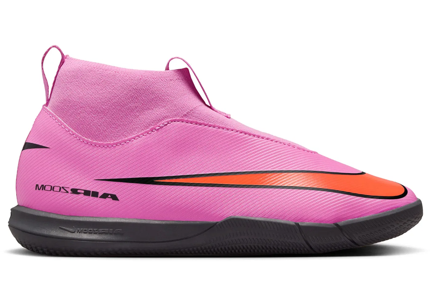 Детские кроссовки для активного отдыха с принтом Nike Mercurial Superfly 10 Academy IC, Magic Flamingo/Total Crimson/Black