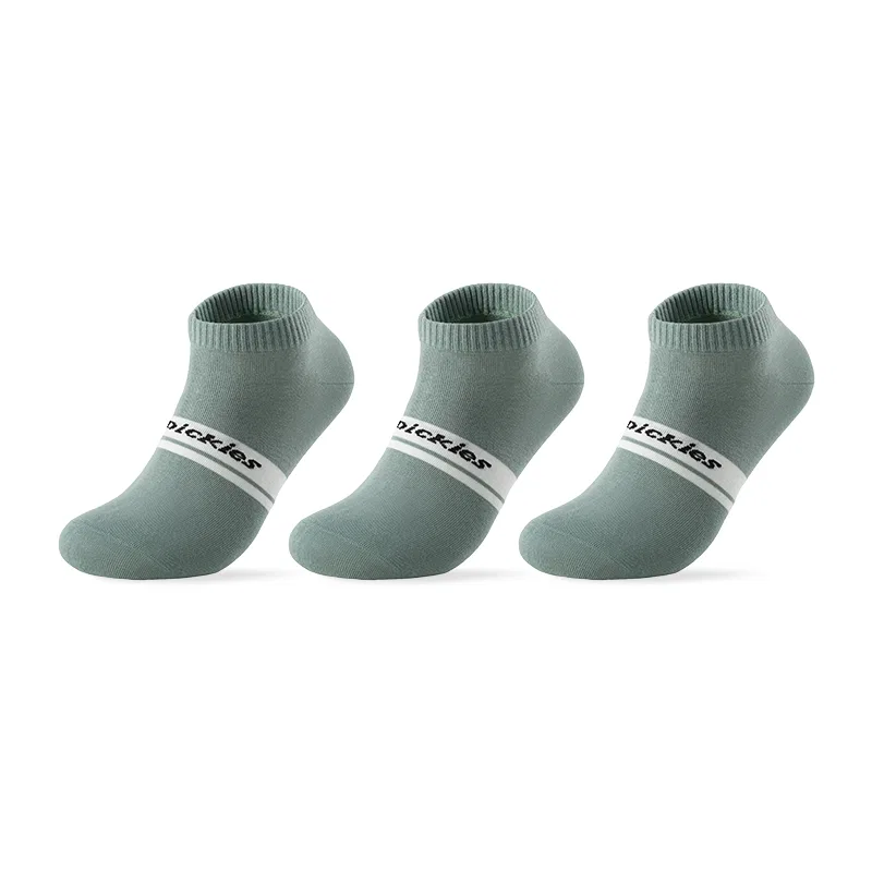 Детские носки-невидимки хлопковые, 3 пары, Dickies, Green