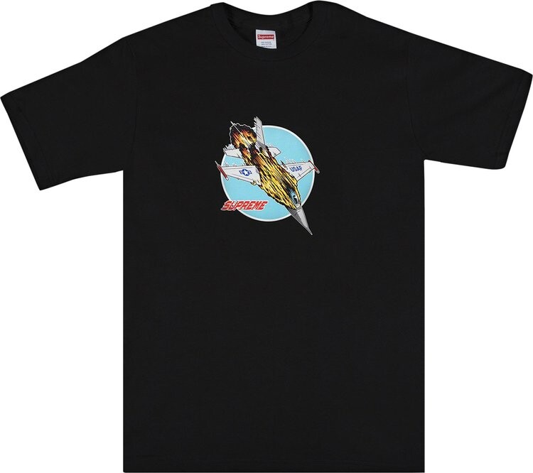 

Футболка Supreme Jet Tee 'Black', черный