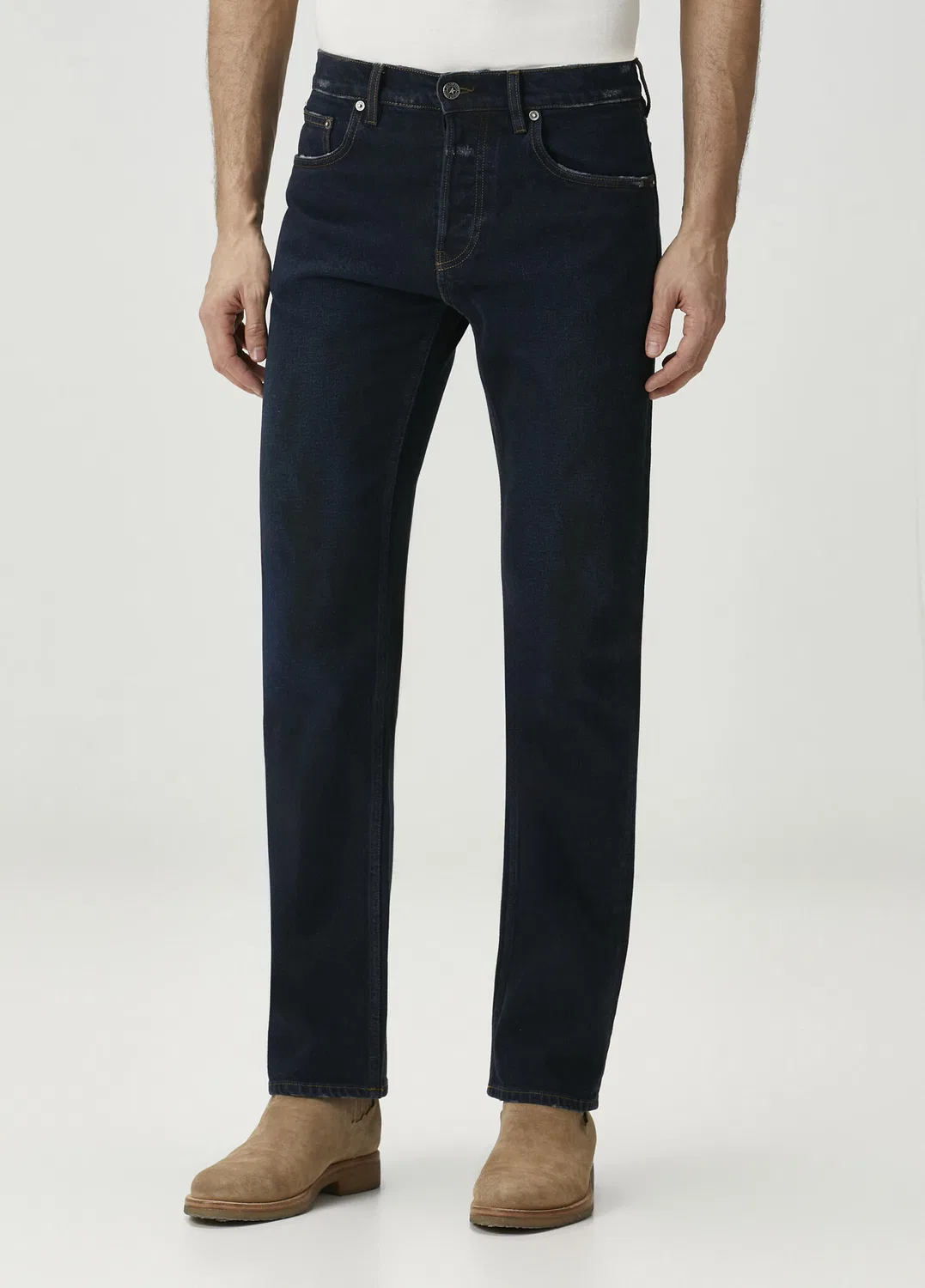 Джинсы slim fit Golden Goose, navy — фото 2