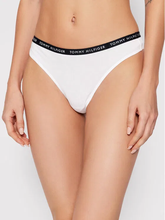 Комплект трусов-танга 3p Tommy Hilfiger, мультиколор — фото 2