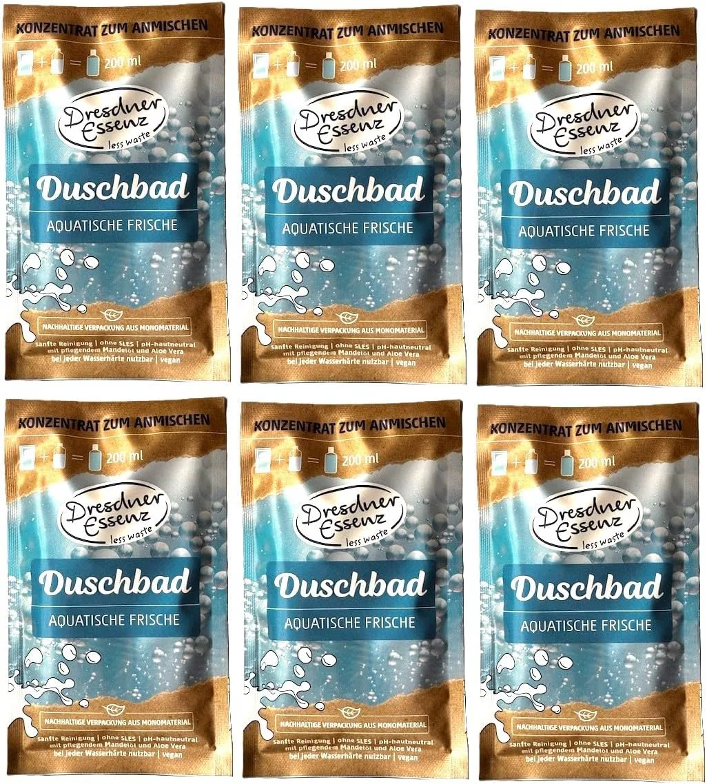 Концентрат для душа Aquatic Freshness, Dresdner Essenz, 6 шт по 40 г, 240 мл