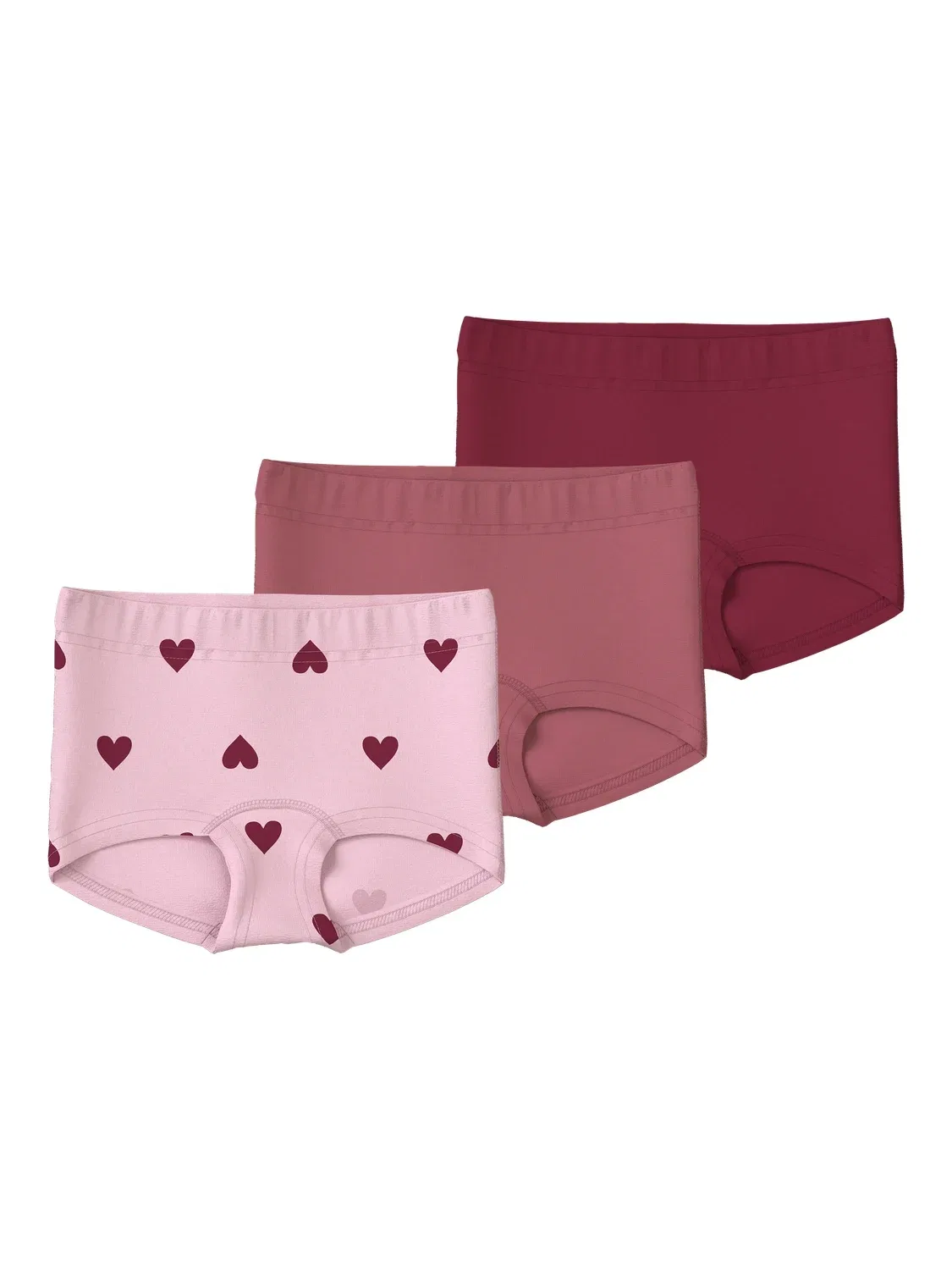 Трусы комплект 3 шт Cutie Heart Name It, розовый