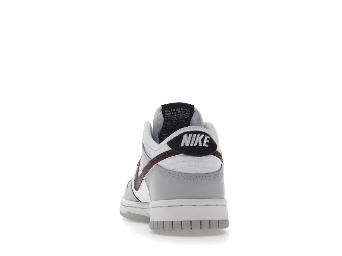 Детские кроссовки с принтом Nike Dunk Low SE Nike, Grey Fog/Light Crimson — фото 4