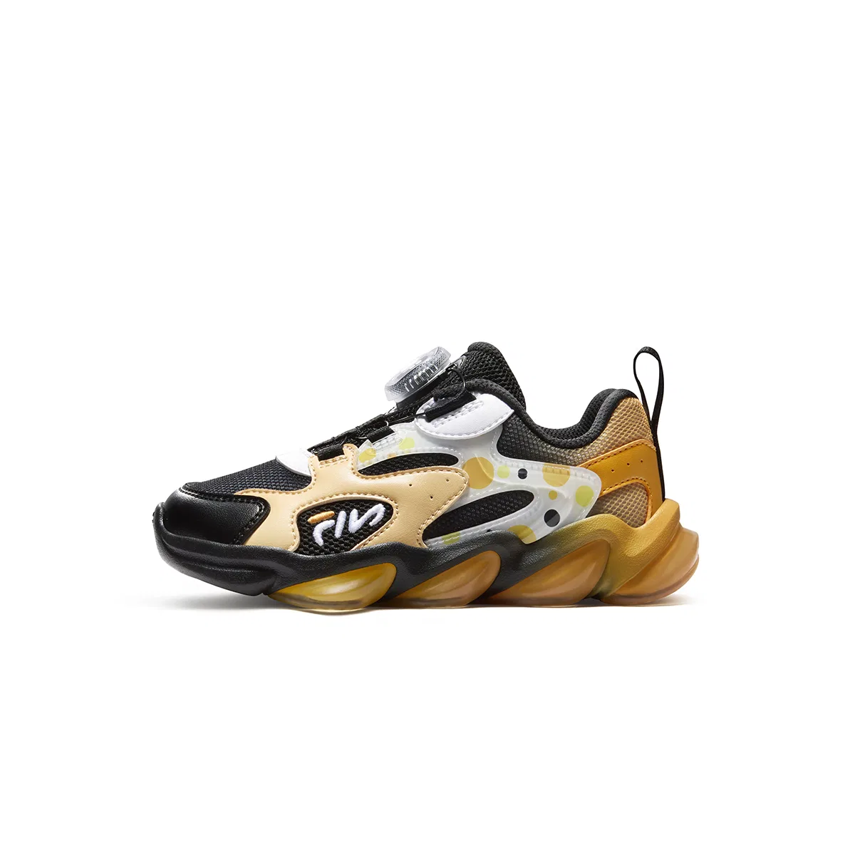 Кроссовки детские Heritage FHT FILA KIDS, Black/Gold Marigold Orange